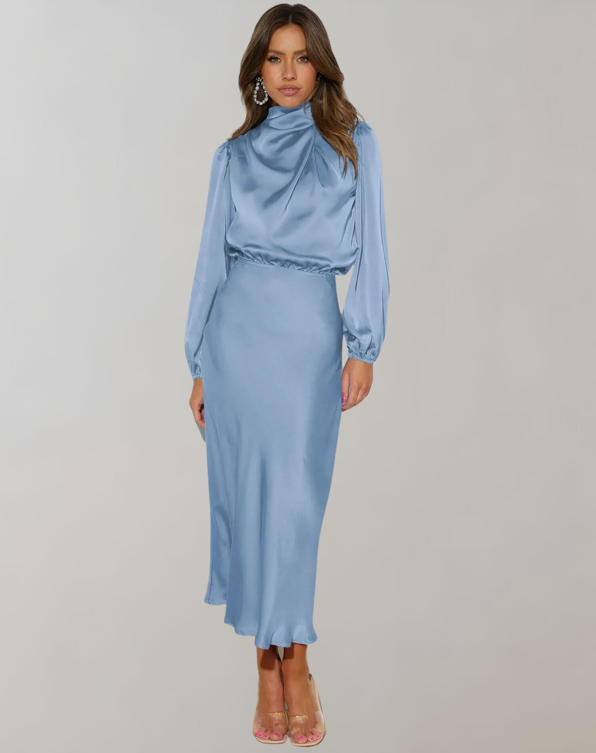 NATALIA | ROBE EN SATIN