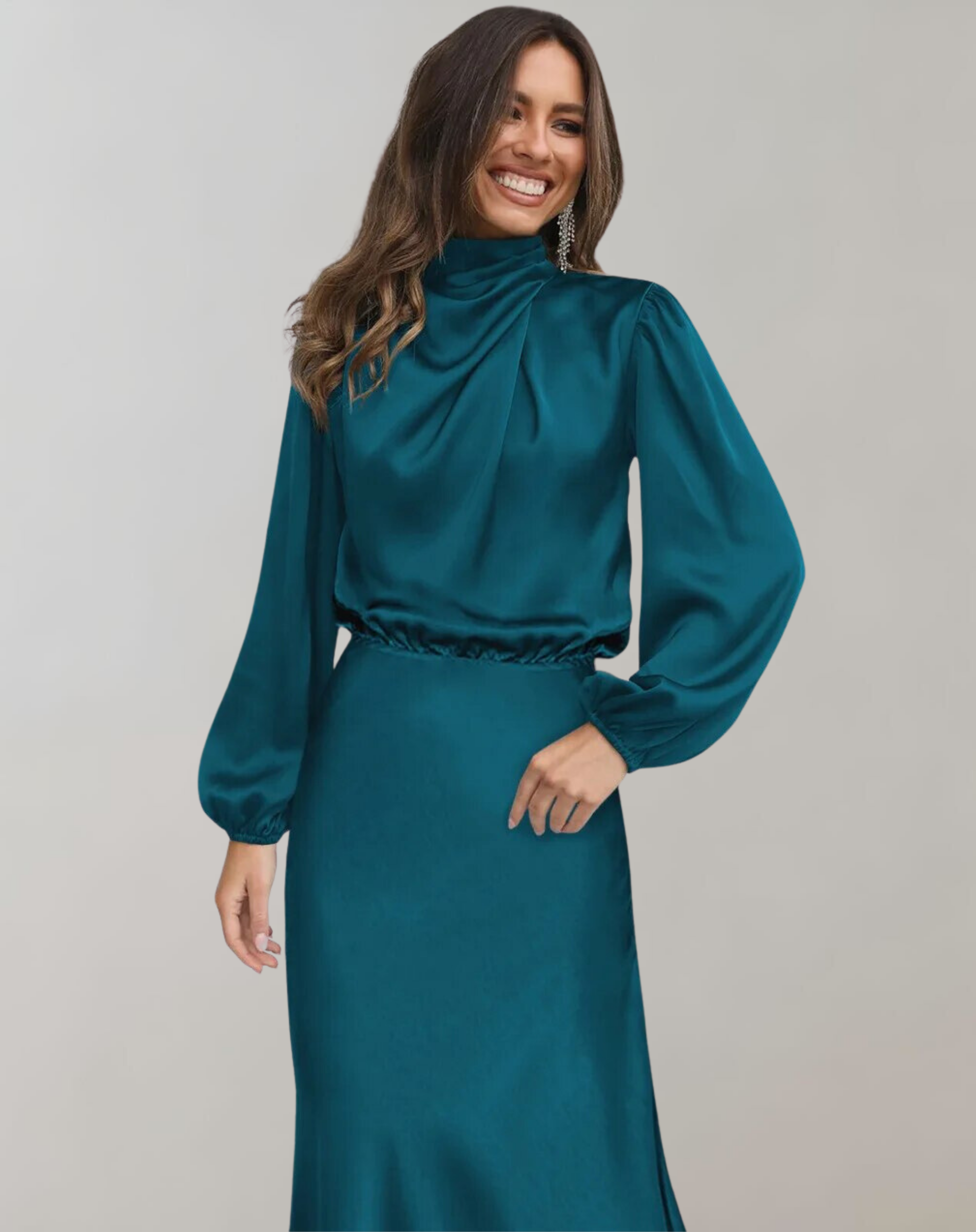 NATALIA | ROBE EN SATIN