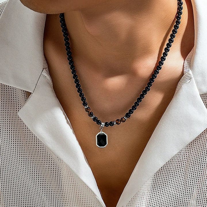 Collier en onyx