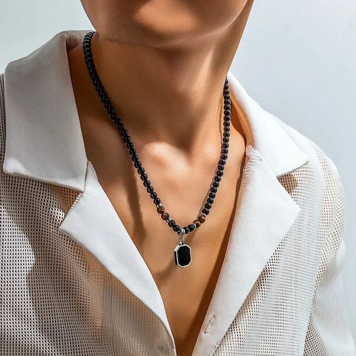 Collier en onyx